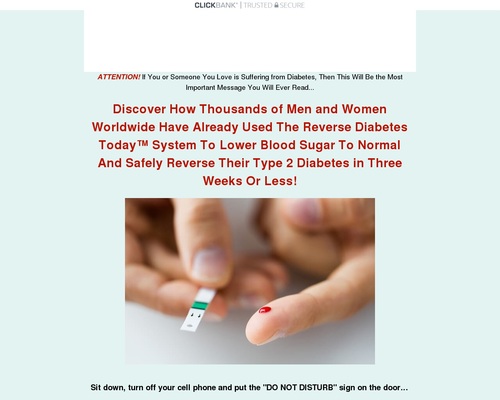 Reverse Kind 2 Diabetes. The Safe Blood Sugar Resolution.