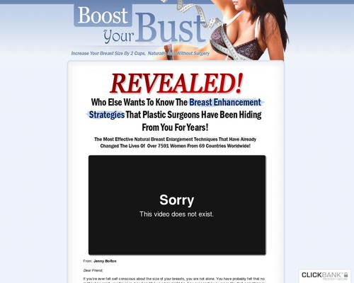 Pure Breast Expansion – Boost Your Bust – 75% & $4.29 EPC’s